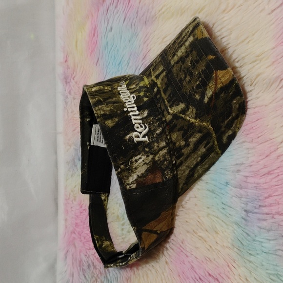 RARE! Vintage Remington Camouflage Visor Velcro Back UNISEX - Picture 3 of 11
